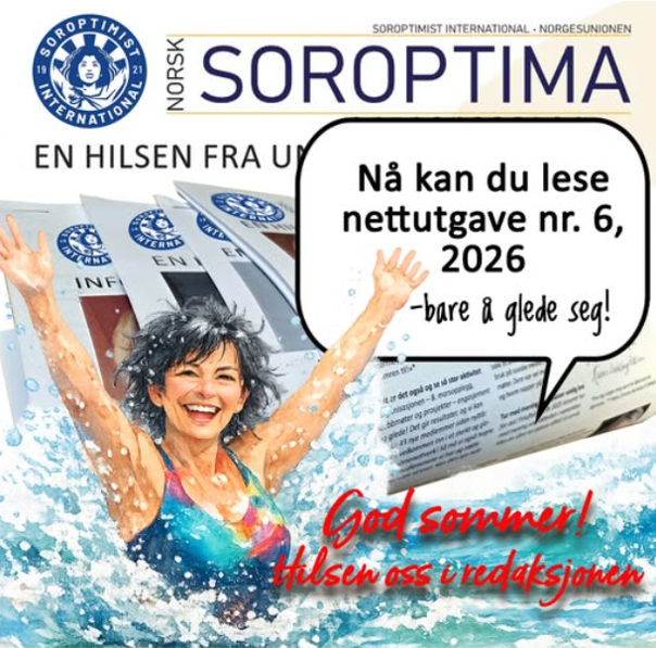 Artikkelbilde til artikkelen Medlemsbladet Soroptima