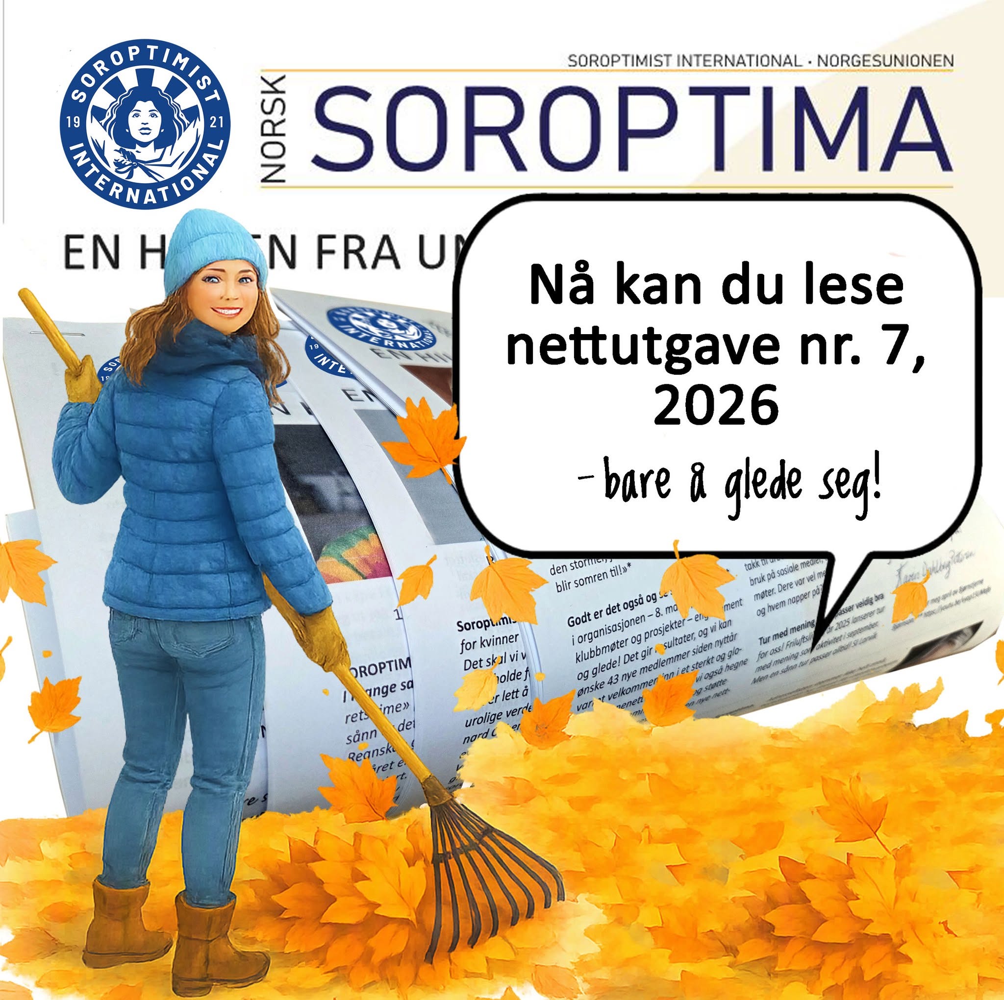 Artikkelbilde til artikkelen Soroptima nr. 7 - september 2026