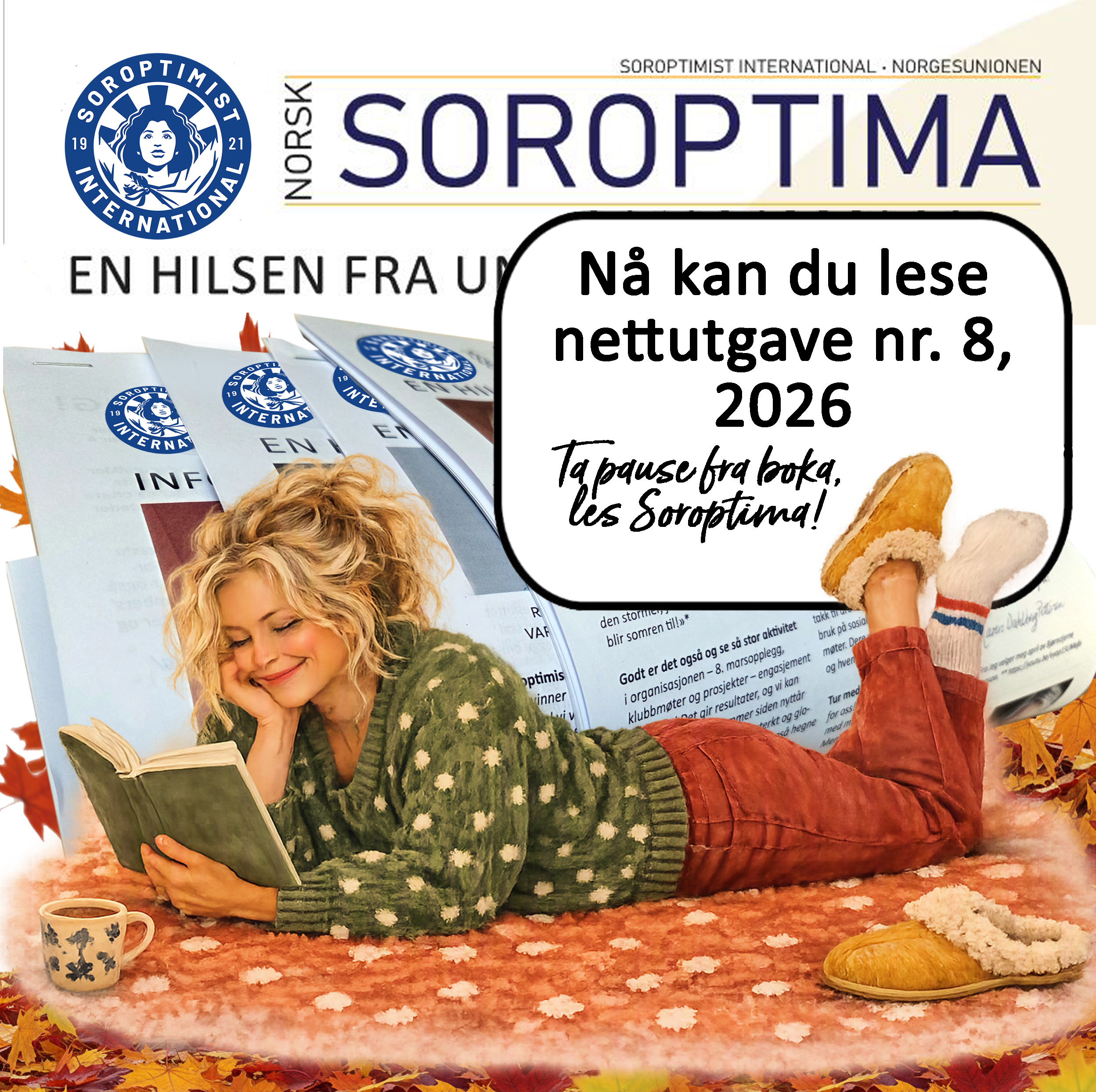 Artikkelbilde til artikkelen Soroptima oktober 2026